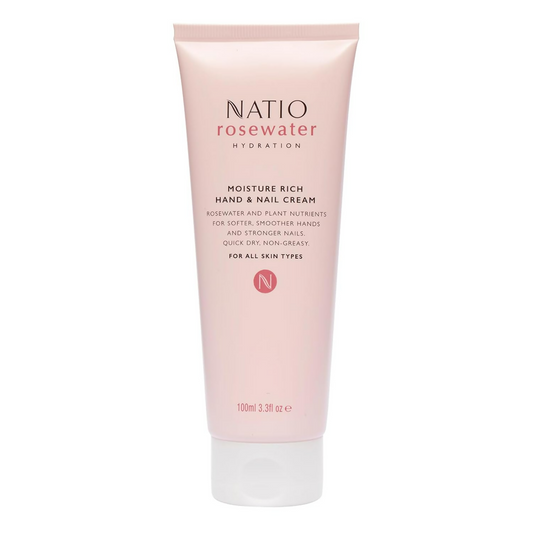 Natio Rosewater Hydration Moisture Rich Hand & Nail Cream