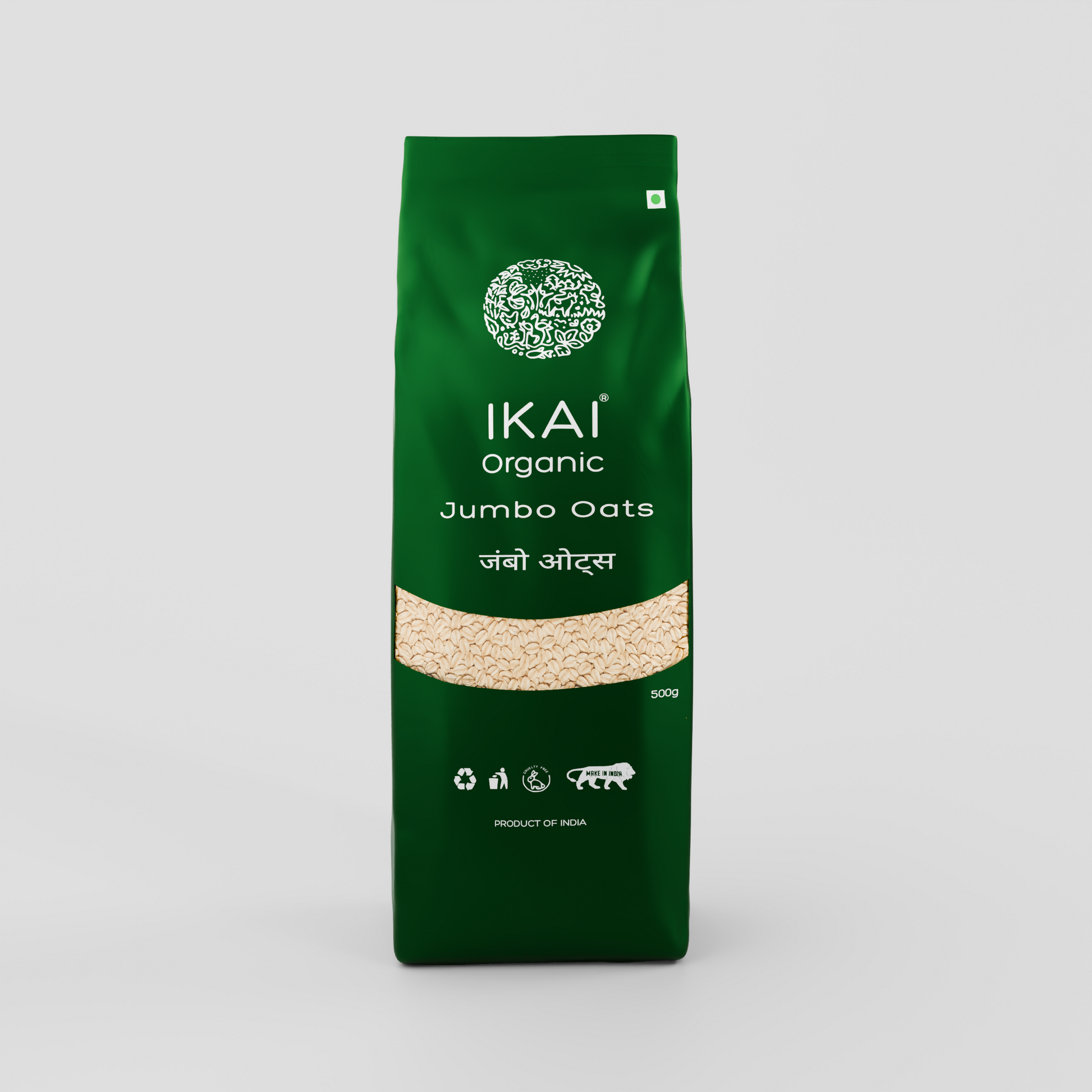 2 - Organic Jumbo Oats - 500 gm (2)