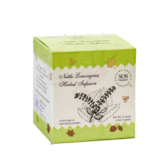 SOS Organics Nettle Lemongrass Herbal Infusion - Grab2buy