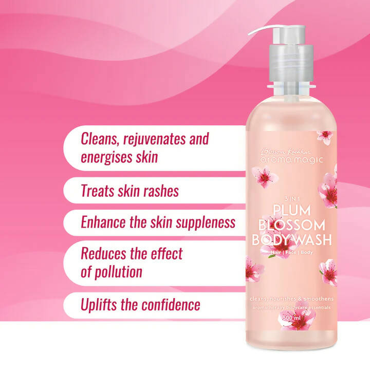 Blossom Kochhar Aroma Magic 3In1 Plum Blossom Bodywash - Grab2buy