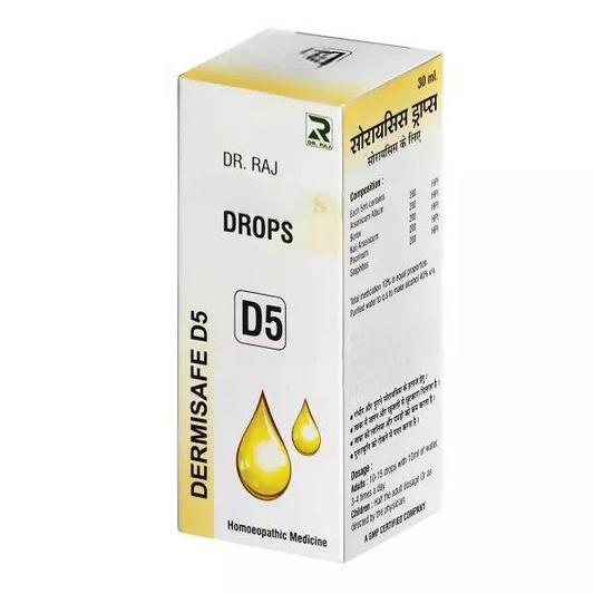 Dr. Raj Homeopathy Dermisafe D5 Drops