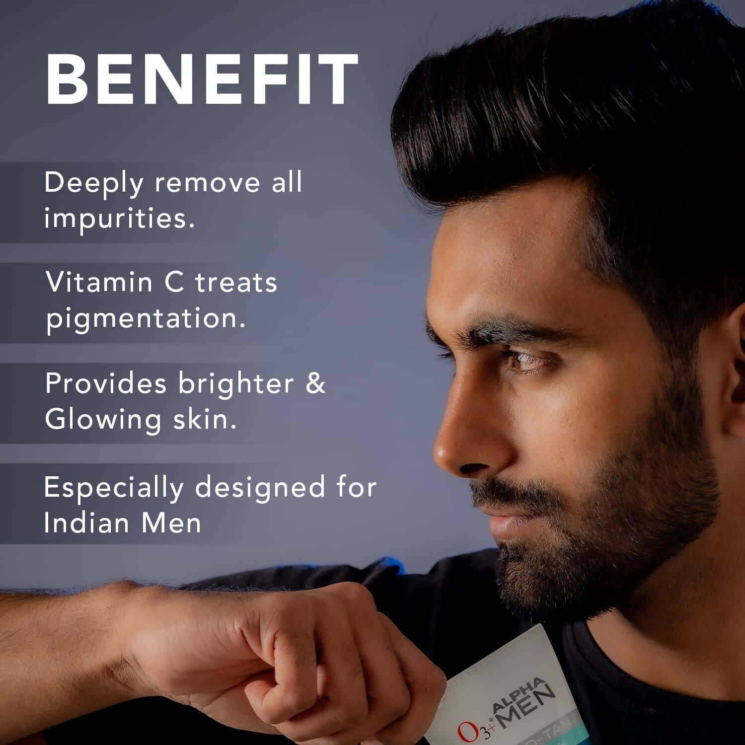 Professional O3+ Alpha Men Bright Glow Face Wash - Distacart