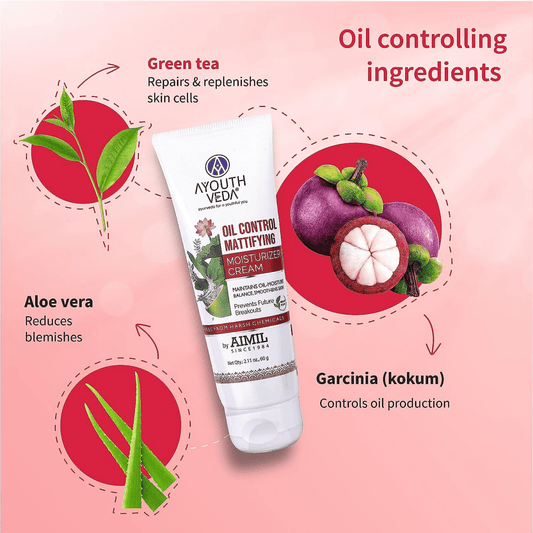 Ayouthveda Oil Control Mattfying Moisturizer Cream - Grab2buy