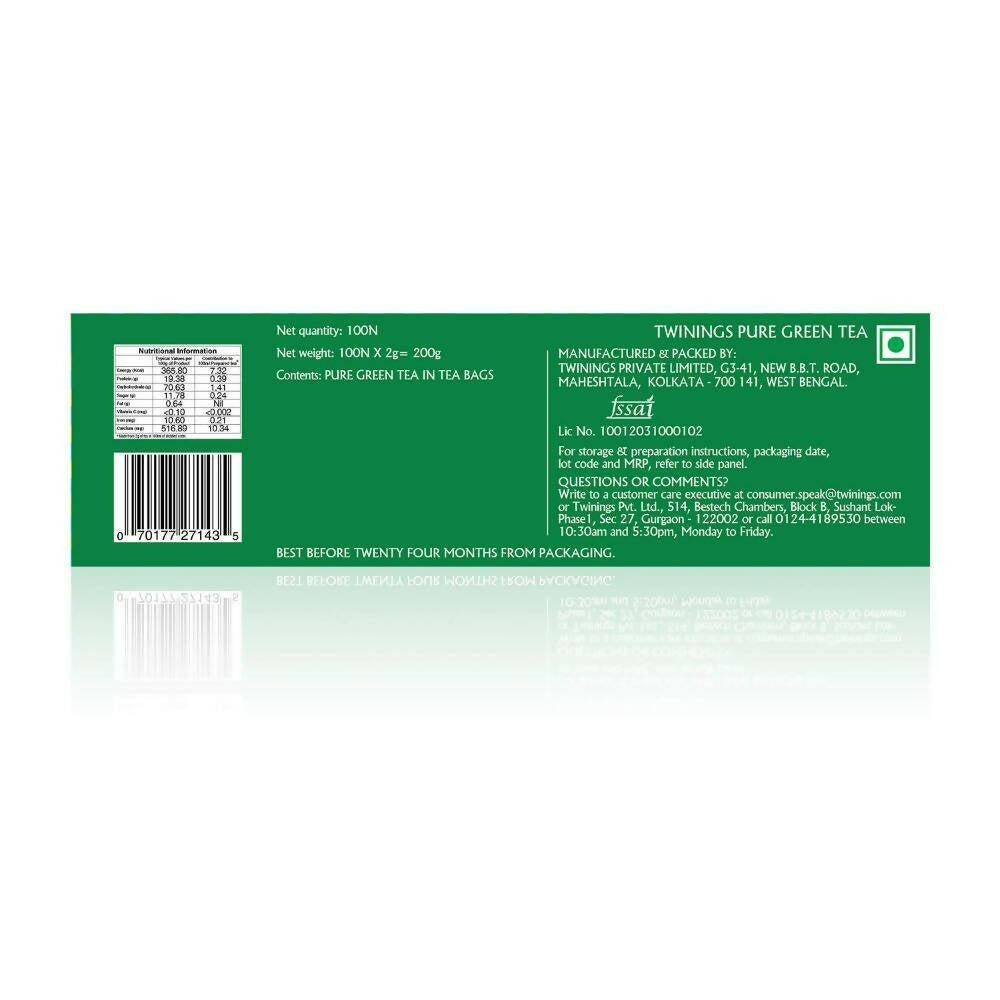 Twinings Pure Green Tea Teabags - Grab2buy