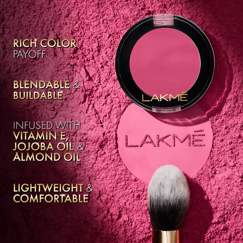 Lakme Face It Blush - Perfect Plum - Grab2buy