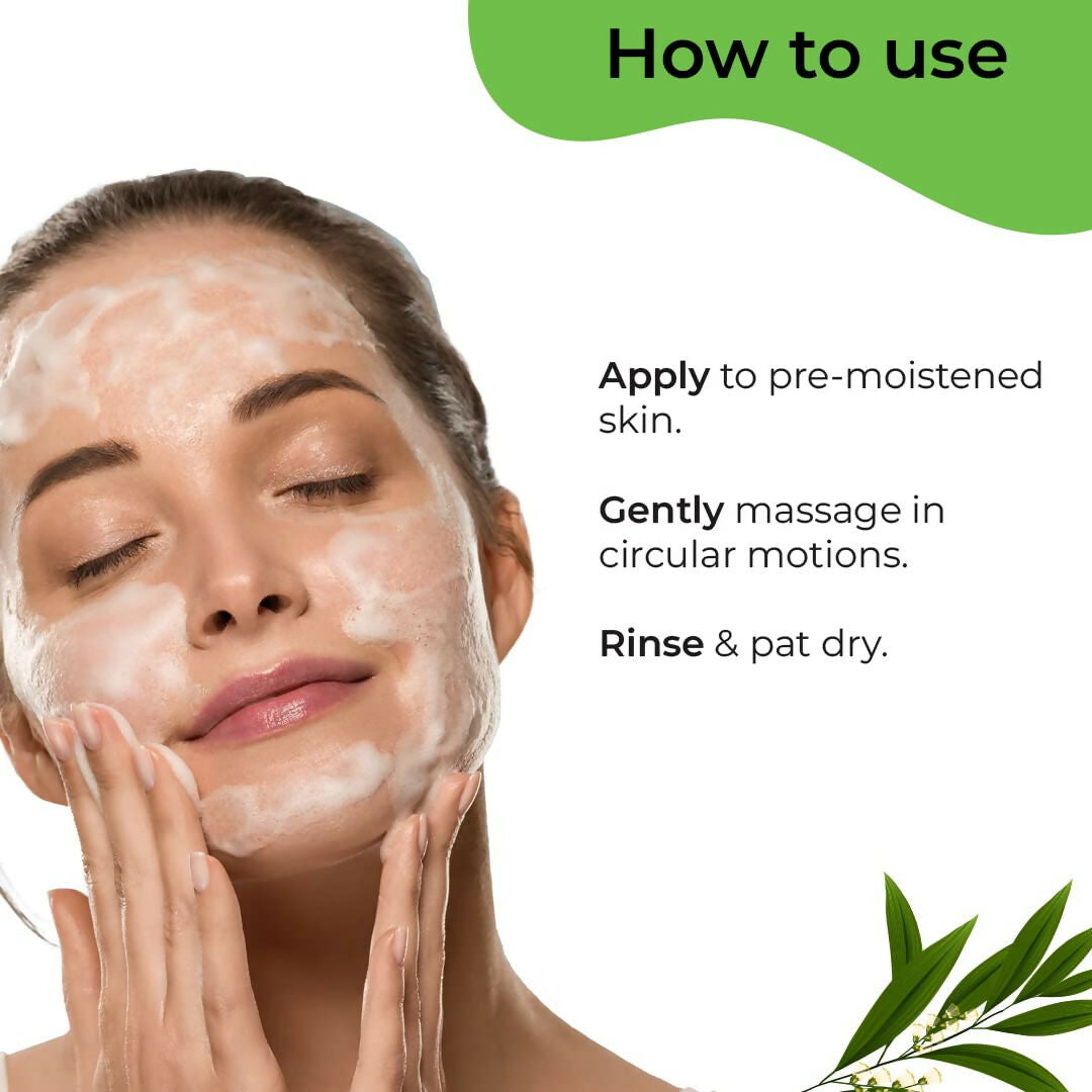Pilgrim Australian Gel Face wash Purifying with Tea Tree, 1% Salicylic acid & CICA For Oily Skin, Acne And Pimples - Grab2buy