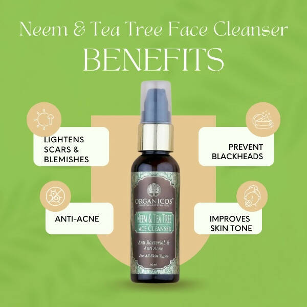 Organicos Neem & Tea Tree Face Cleanser - Grab2buy