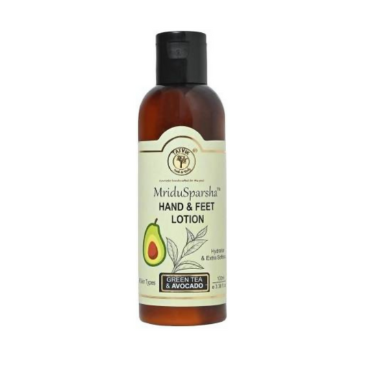 Tatvik Ayurveda Mridusparsha Hand & Feet Lotion (Green Tea & Avocado) Grab2Buy Tatvik Ayurveda Grab2Buy