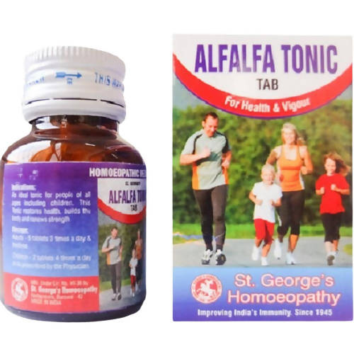 St. George’s Homeopathy Alfalfa Tonic Tablets – Homeopathic Appetite & General Wellness Supplement