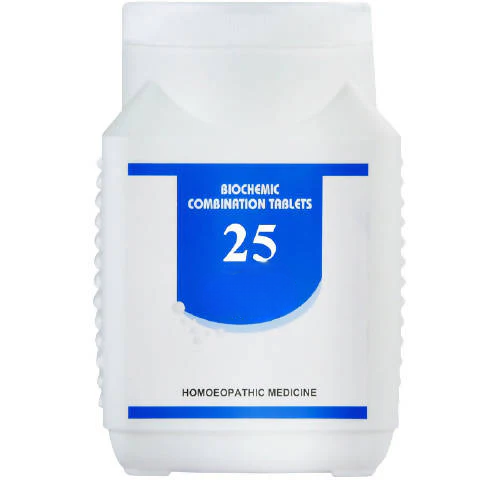 Bakson's Homeopathy Biochemic Combination 25 Tablets