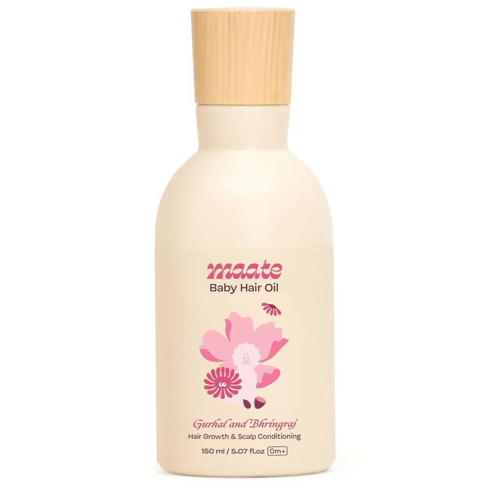 Maate Baby Hair Oil | Protein Rich Oil for Baby Hair Growth - Grab2buy