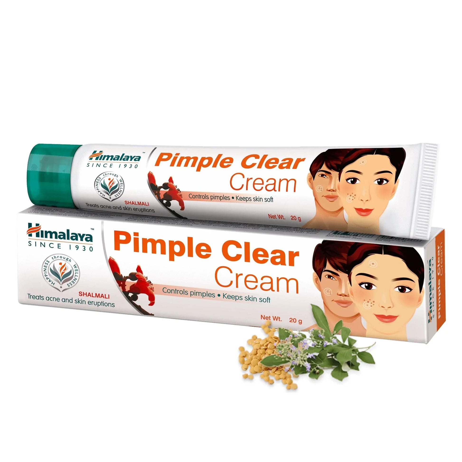 Himalaya Wellness Pimple Clear Cream (20 gm) - Grab2buy