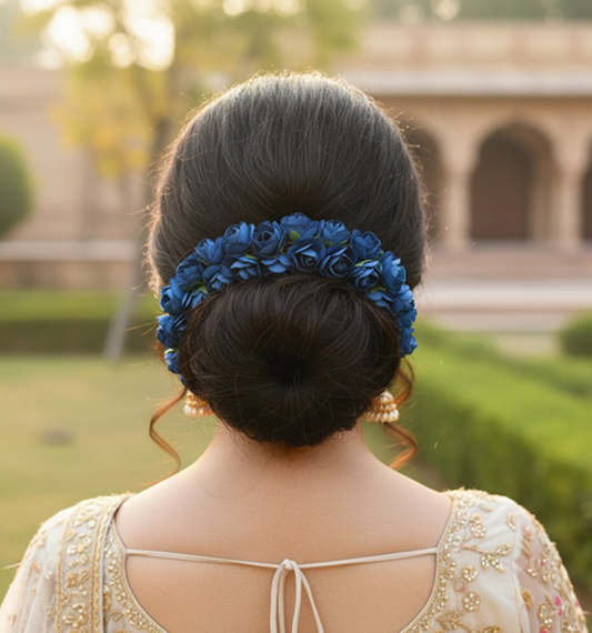 Blue Rose Gajra Grab2Buy Mokshi Collections Grab2Buy
