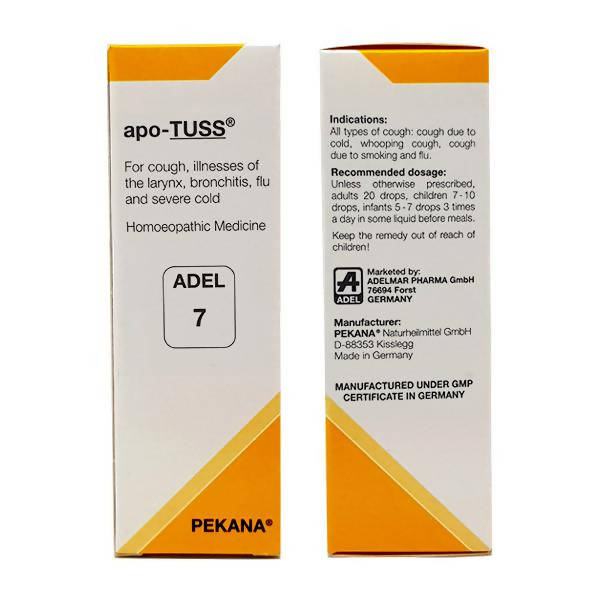 Adel Homeopathy 7 Apo-Tuss Drops - Grab2buy