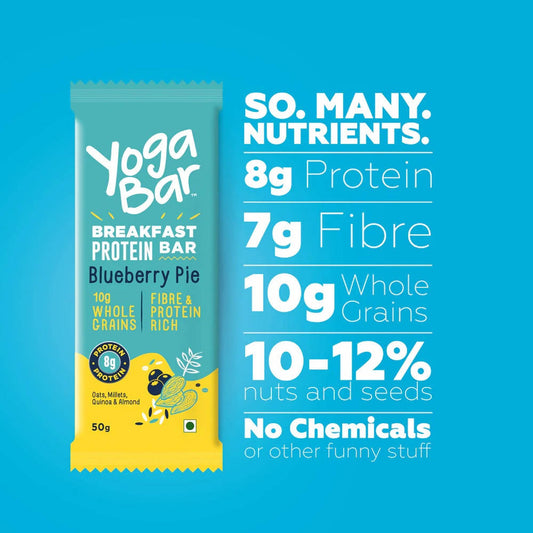 Yoga Bar Blueberry Pie Breakfast Protein Bars