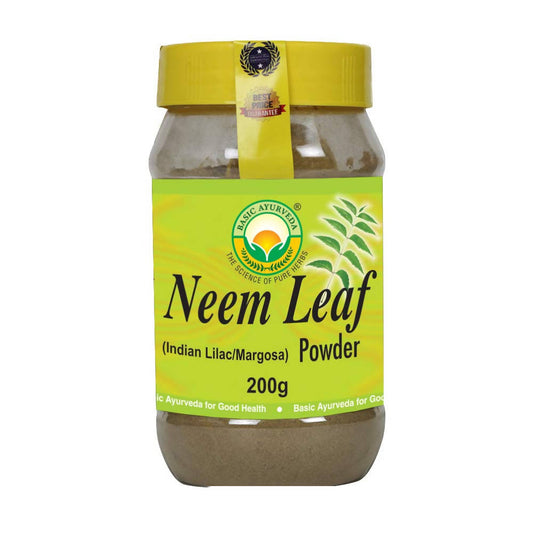 Basic Ayurveda Neem Leaf Powder Grab2Buy Basic Ayurveda Grab2Buy