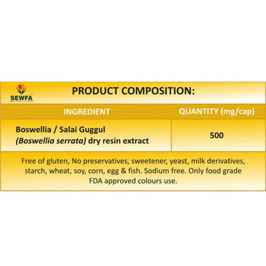 Sewfa Naturals Boswellia Extract Capsules