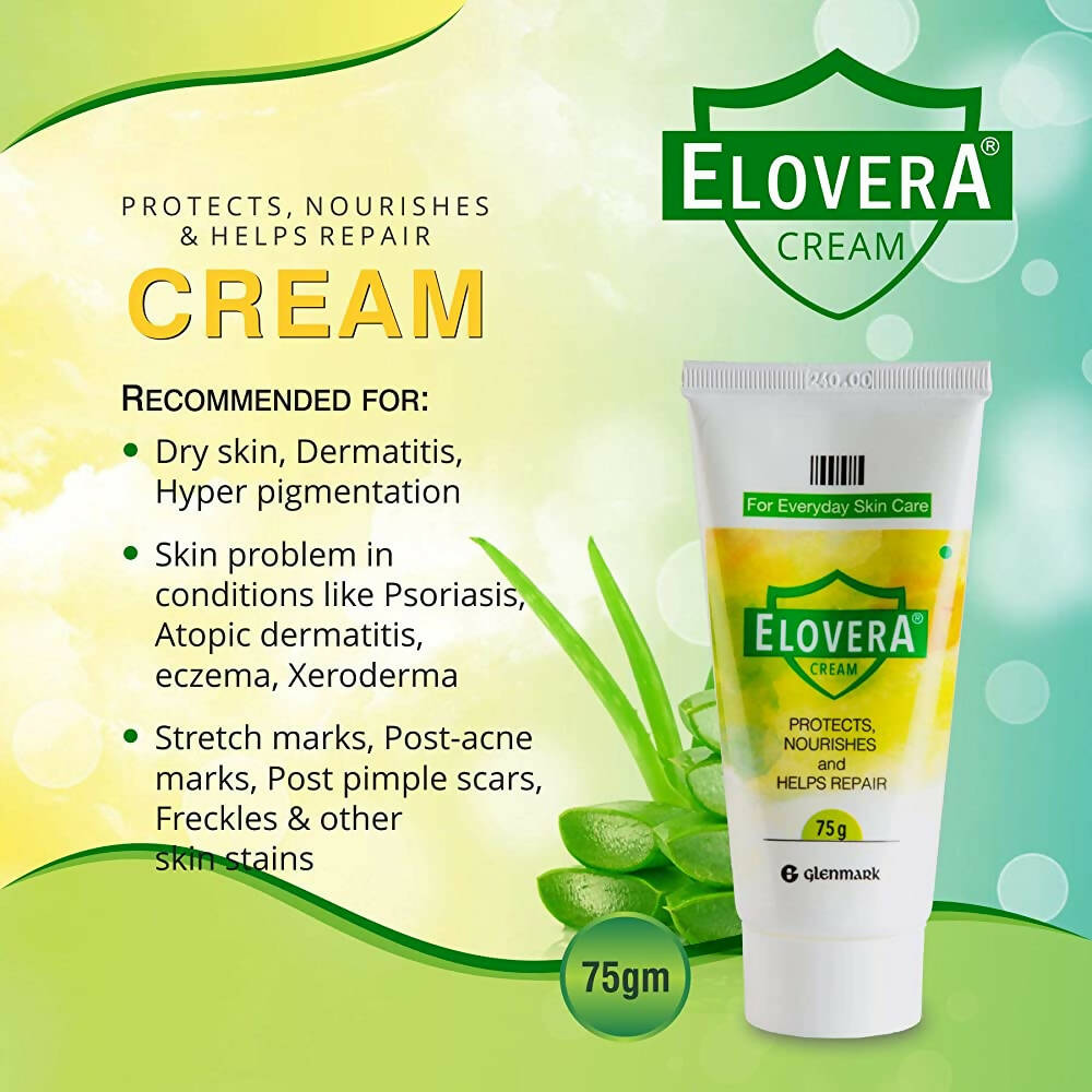 Glenmark Elovera Cream for Everyday Skin Care - Grab2buy