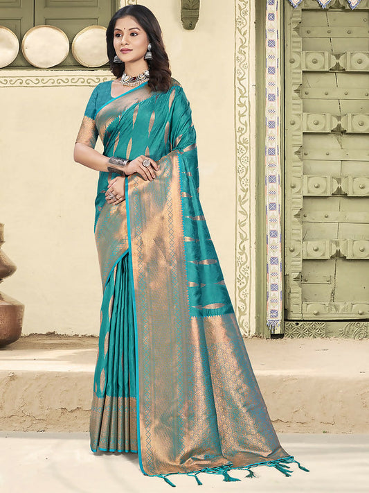 Shree Shyam Fashion Silk Sky Blue Saree