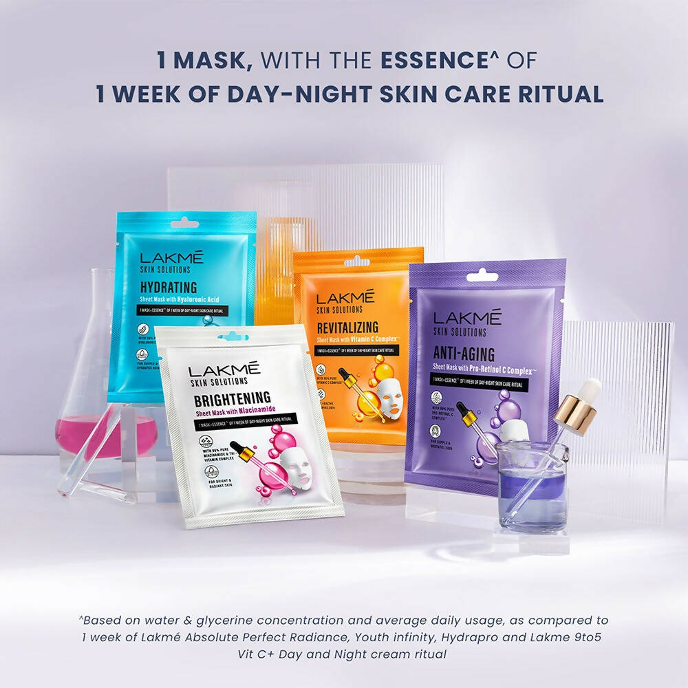 Lakme Skin Solutions Brightening Sheet Mask - Grab2buy