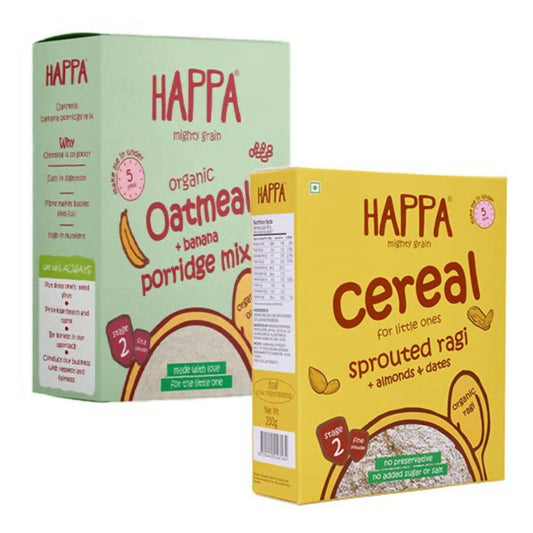 Happa Organic Baby Food Cereal Combo - Grab2buy