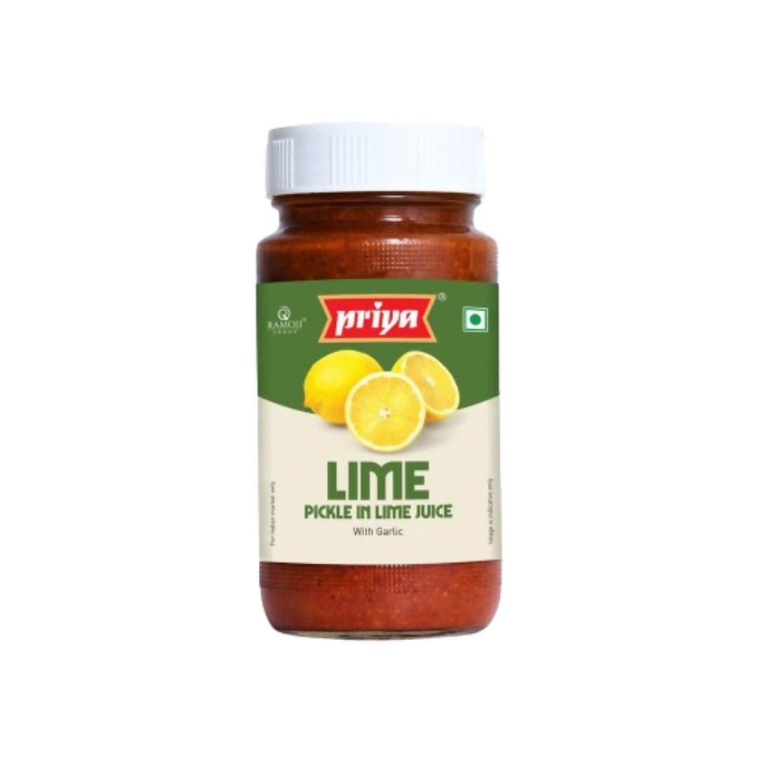 Priya Lime Pickle with Garlic - Grab2buy