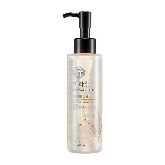 The Face Shop Rice Water Bright Rich Cleansing Oil - Korean Skincare | Swadesiicart