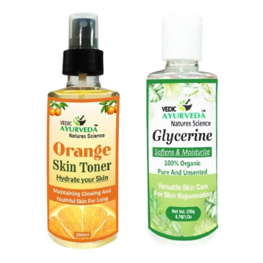 VedicAyurveda Orange Skin Toner With Glycerine Grab2Buy VedicAyurveda Grab2Buy