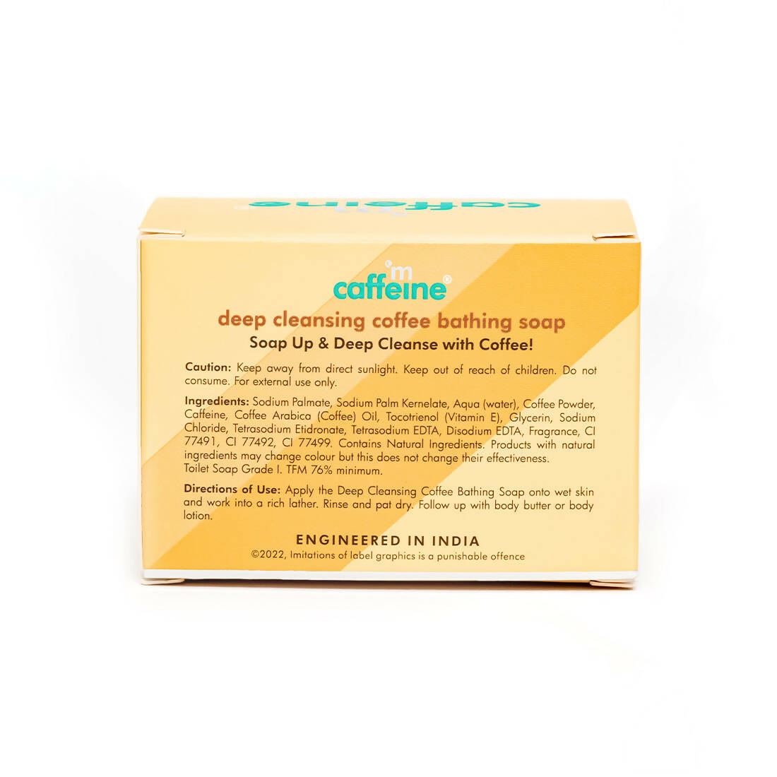 mCaffeine Deep Cleansing Coffee Bathing Bar - Distacart