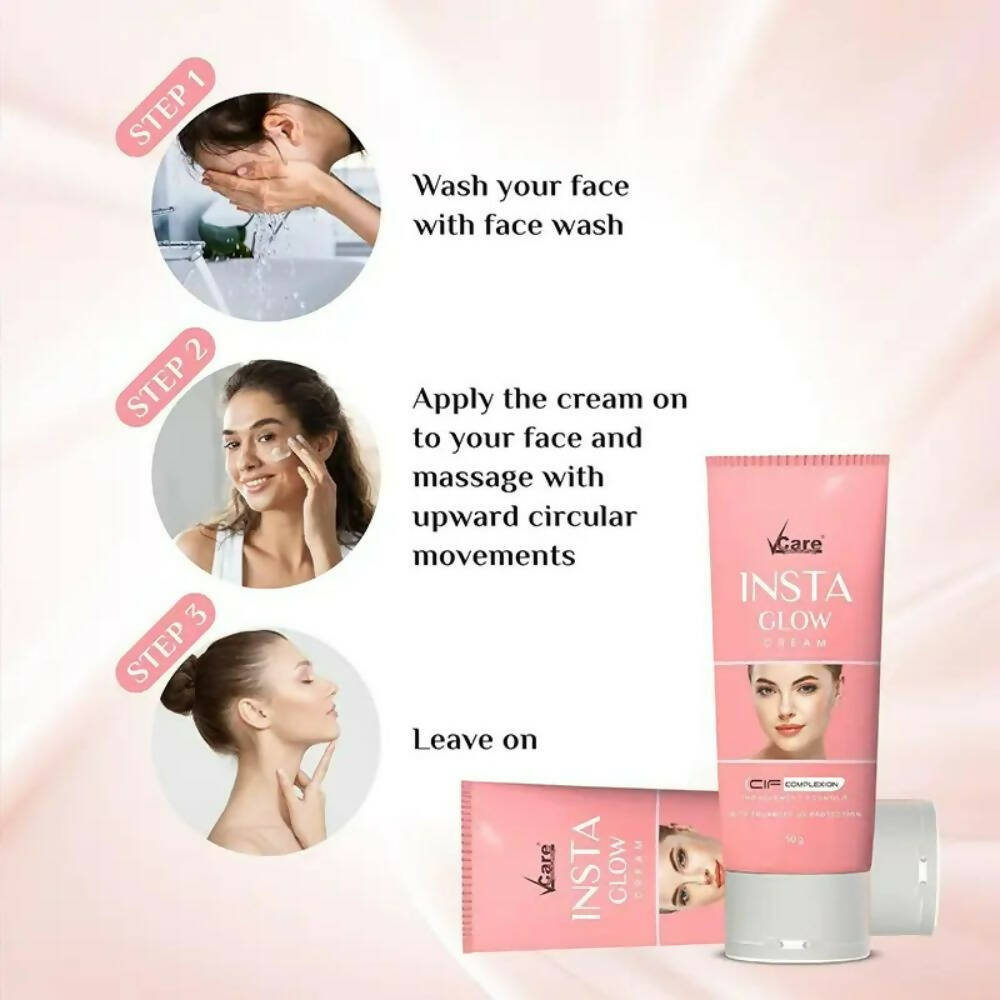 VCare Skin Brightening Insta Glow Cream - Grab2buy