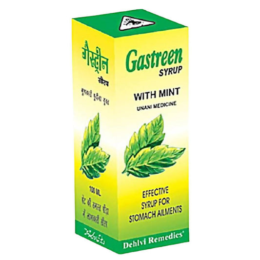 Dehlvi Gastreen Syrup with Mint – Authentic Unani Herbal Digestive & Gastric Wellness Tonic