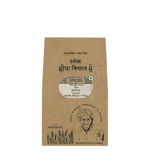 Gir Sidha Kisan Se Natural Cumin Whole (Jira) - Grab2buy