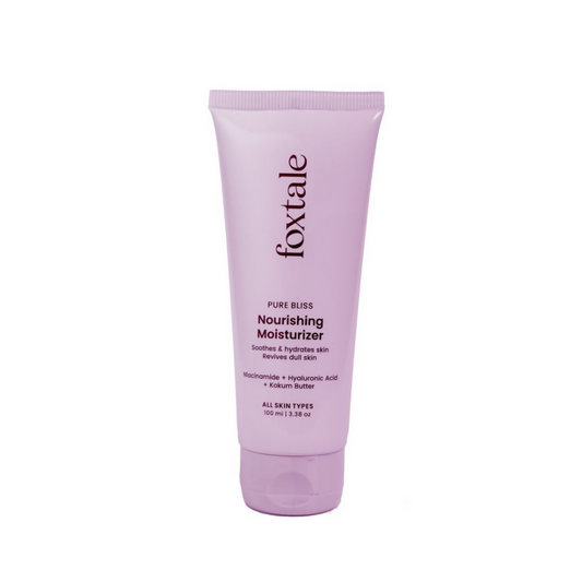 Foxtale Nourishing Moisturiser With Niacinamide & Vit E For 24Hr Hydration