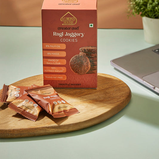 Almond House Ragi Jaggery Cookies Grab2Buy Almond House Grab2Buy