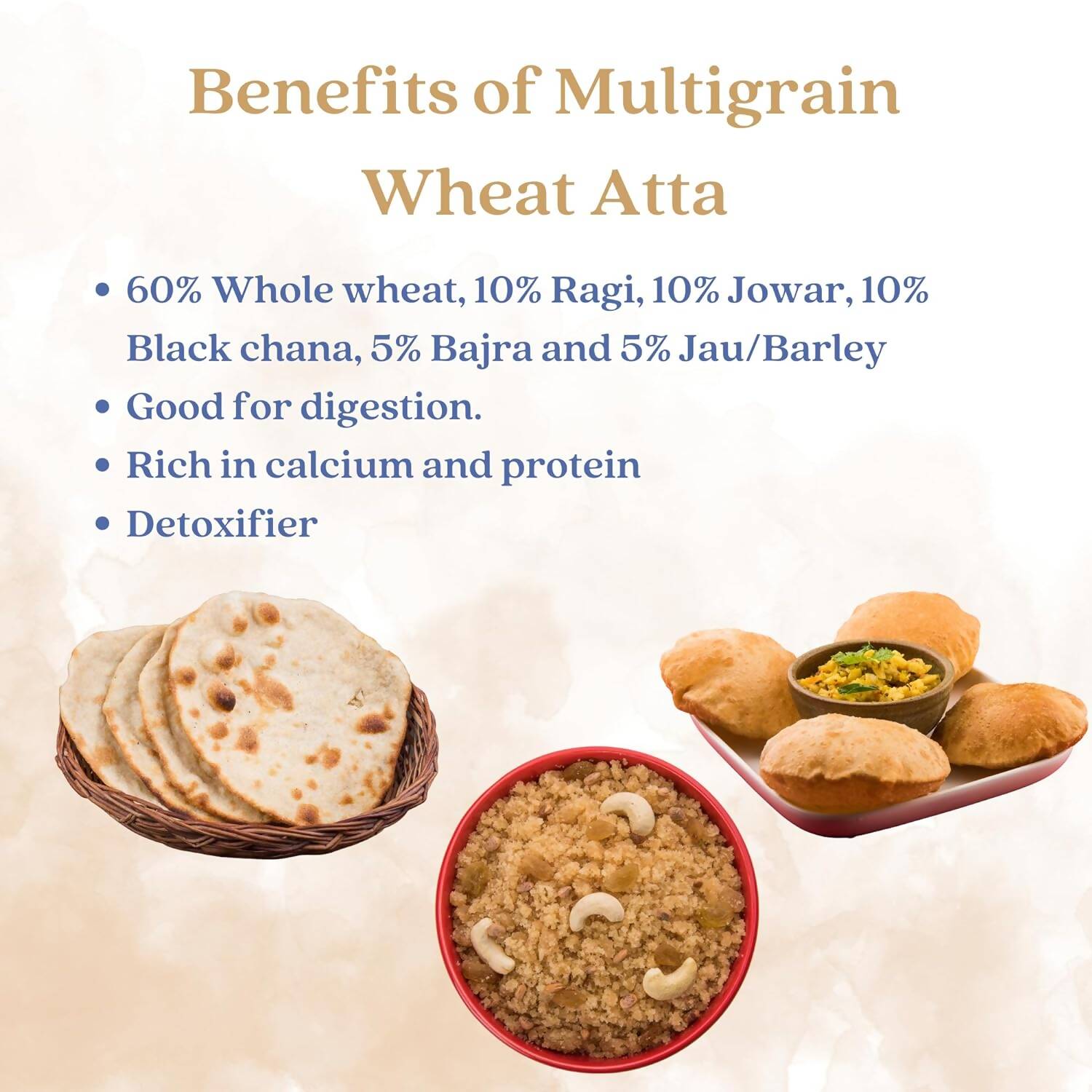 Earthen Story Certified Organic Multigrain Flour - Distacart