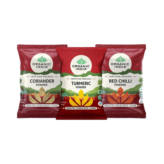 Turmeric Powder & Coriander Powder & Red Chilli Powder Combo