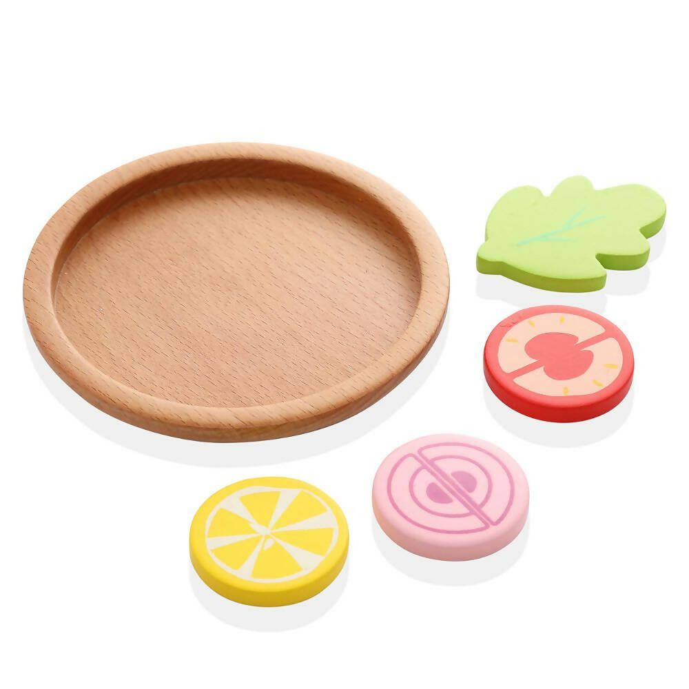 Nesta Toys Kitchen Play Set | Beech Wood Cooking Set - Grab2buy