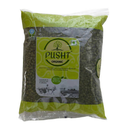 Pusht Organic Sabut (Whole) Moong Dal (Green Gram) - Grab2buy