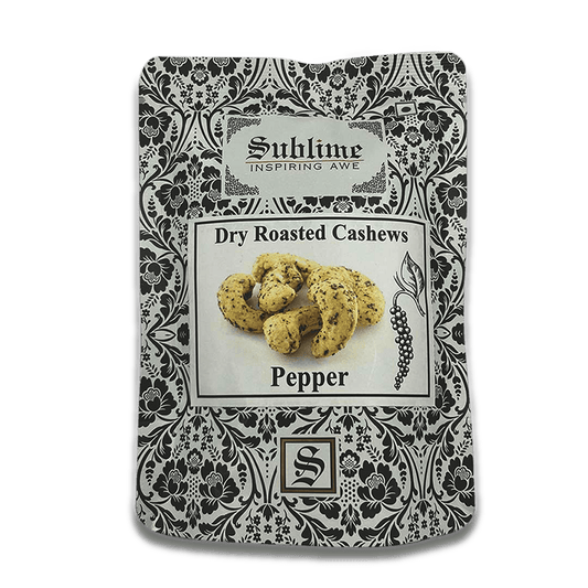 Sublime Inspiring Awe Roasted Cashews – Pepper