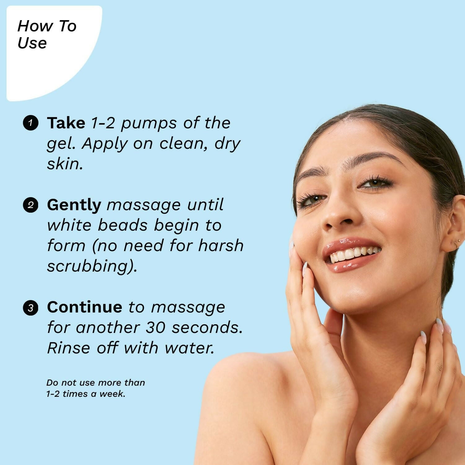 Pilgrim wiss Aqua Rush Peeling Gel Pentavitin & Activated Hydrogen Water for Face - Grab2buy