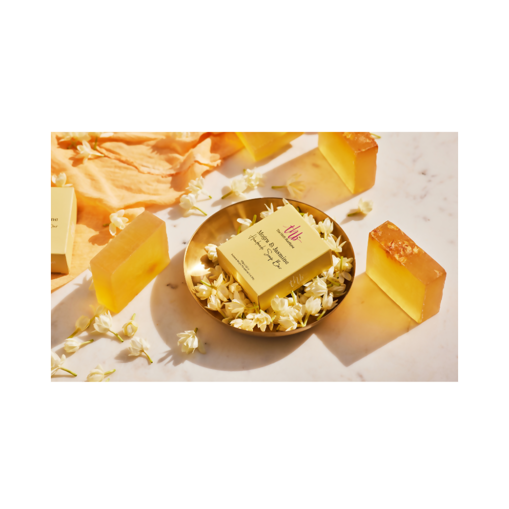 The Herb Boutique Mogra & Jasmine Glycerine Soap Bar - Grab2buy