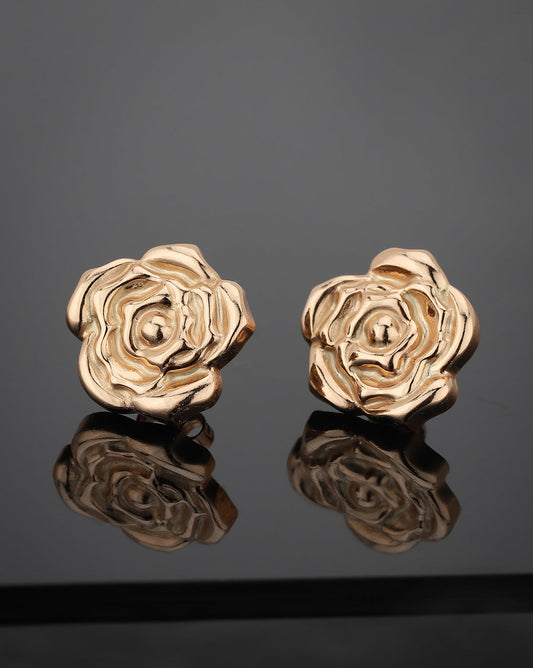 Gold-Polished With Dangling Cz Half Hoop Earring - Wahe Jewels | Grab2Buy