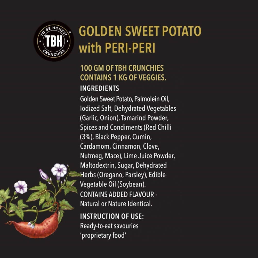 To Be Honest Golden Sweet Potato with Peri-Peri