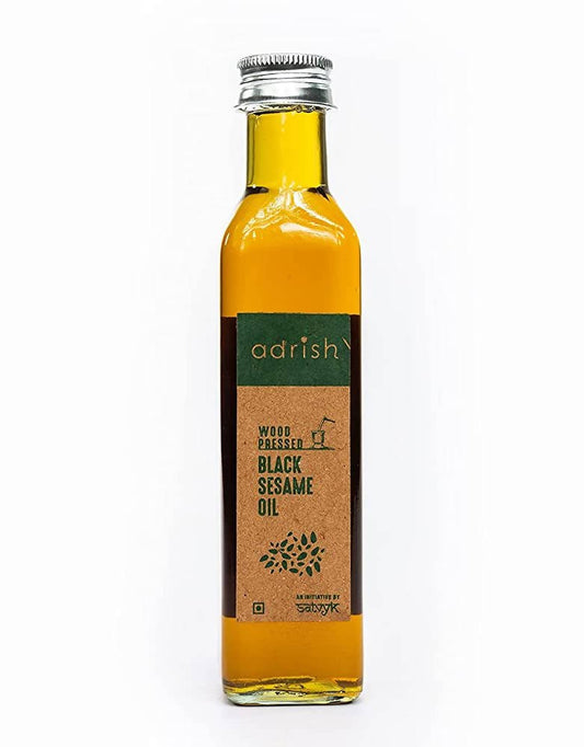 Adrish Wood Pressed Black Sesame Oil - Grab2buy