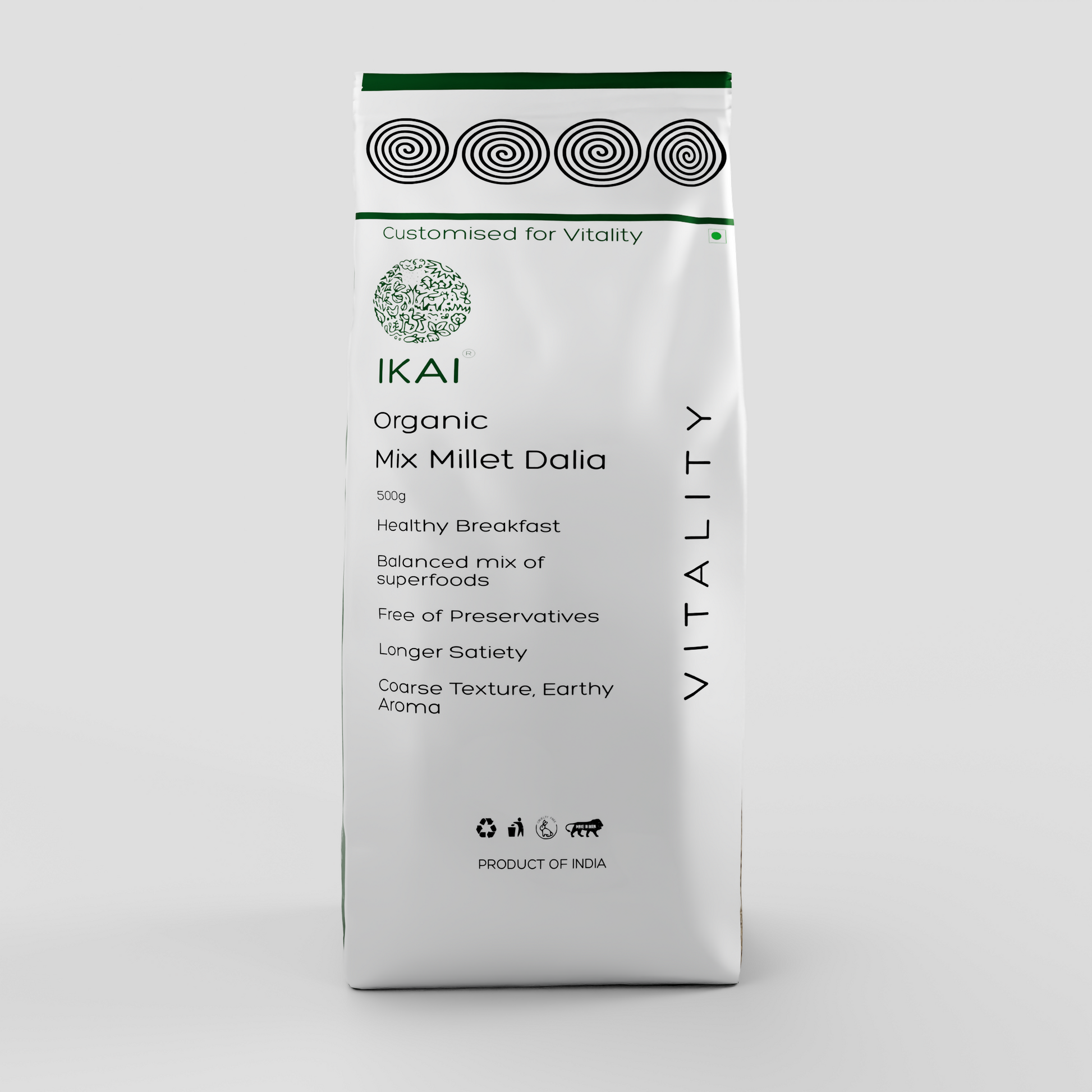 2 - Organic Mix Millet Dalia - 500 gm