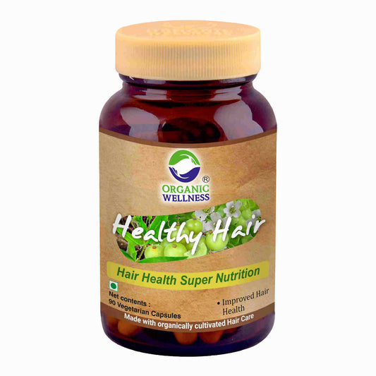 Organic Wellness Healthy Hair Vegetarian Capsules - Grab2buy
