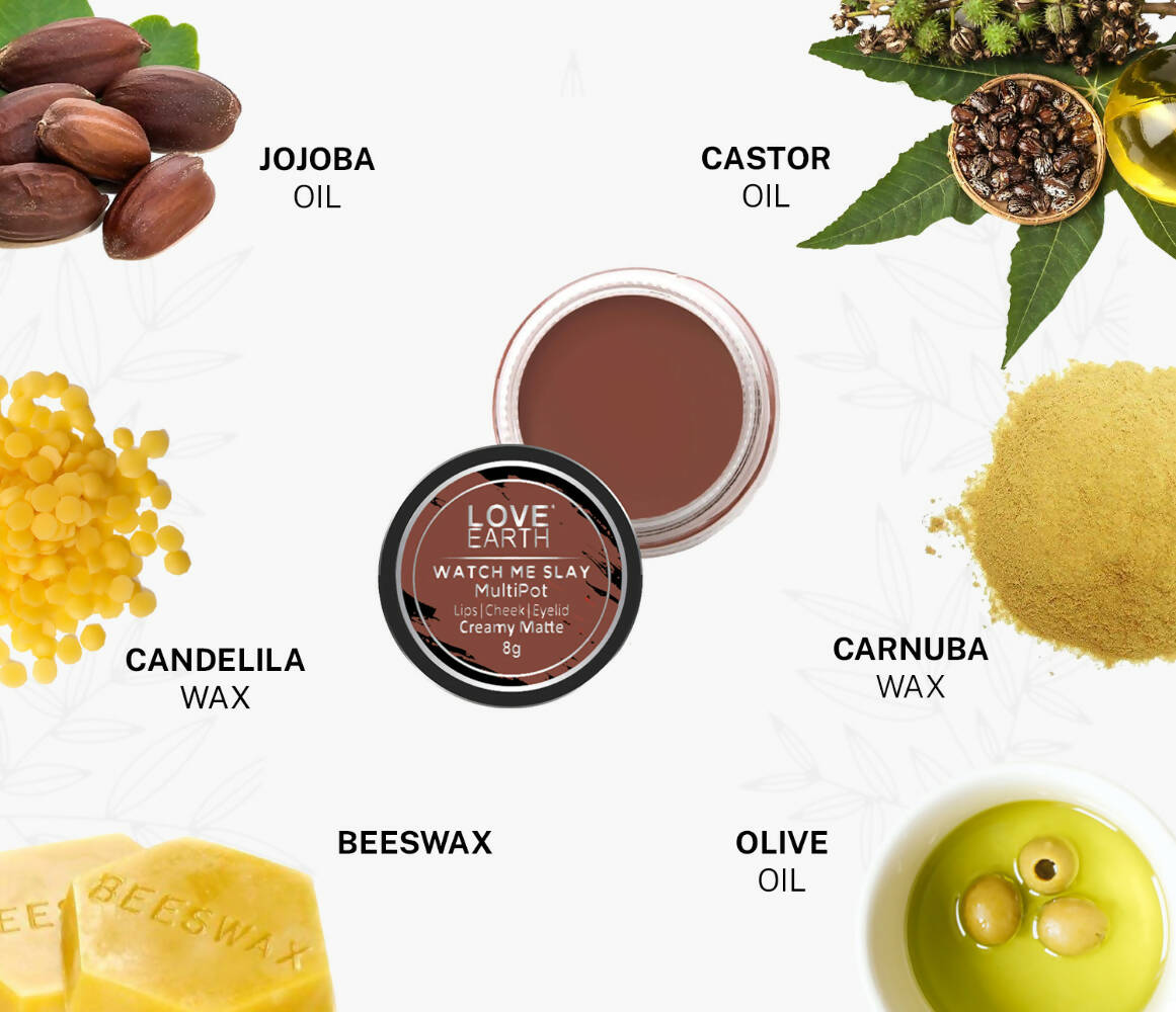 Love Earth Lip Tint & Cheek Tint Multipot-Watch Me Slay - Distacart