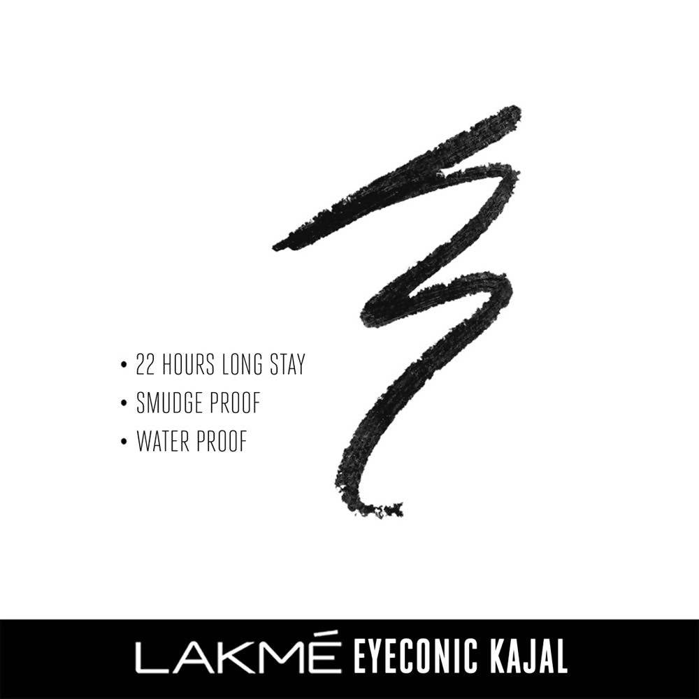 Lakme Eyeconic Kajal- Deep Black - Grab2buy