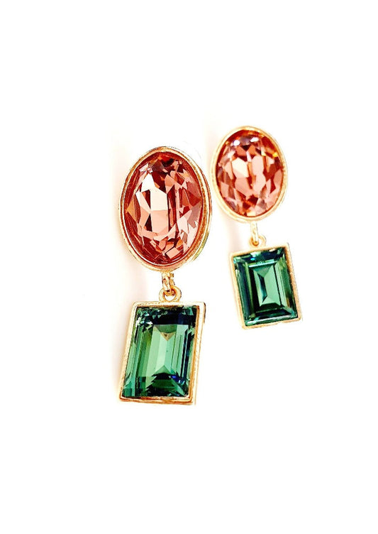 Bling Accessories Swarovski Vintage Rose Earrings Grab2Buy Bling Accessories Grab2Buy