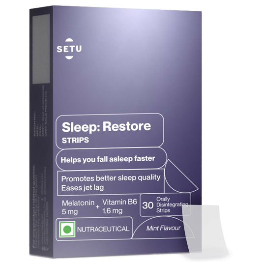 Setu Sleep Restore Plant Based Melatonin - Tasty Mint Flavor Grab2Buy Setu Grab2Buy